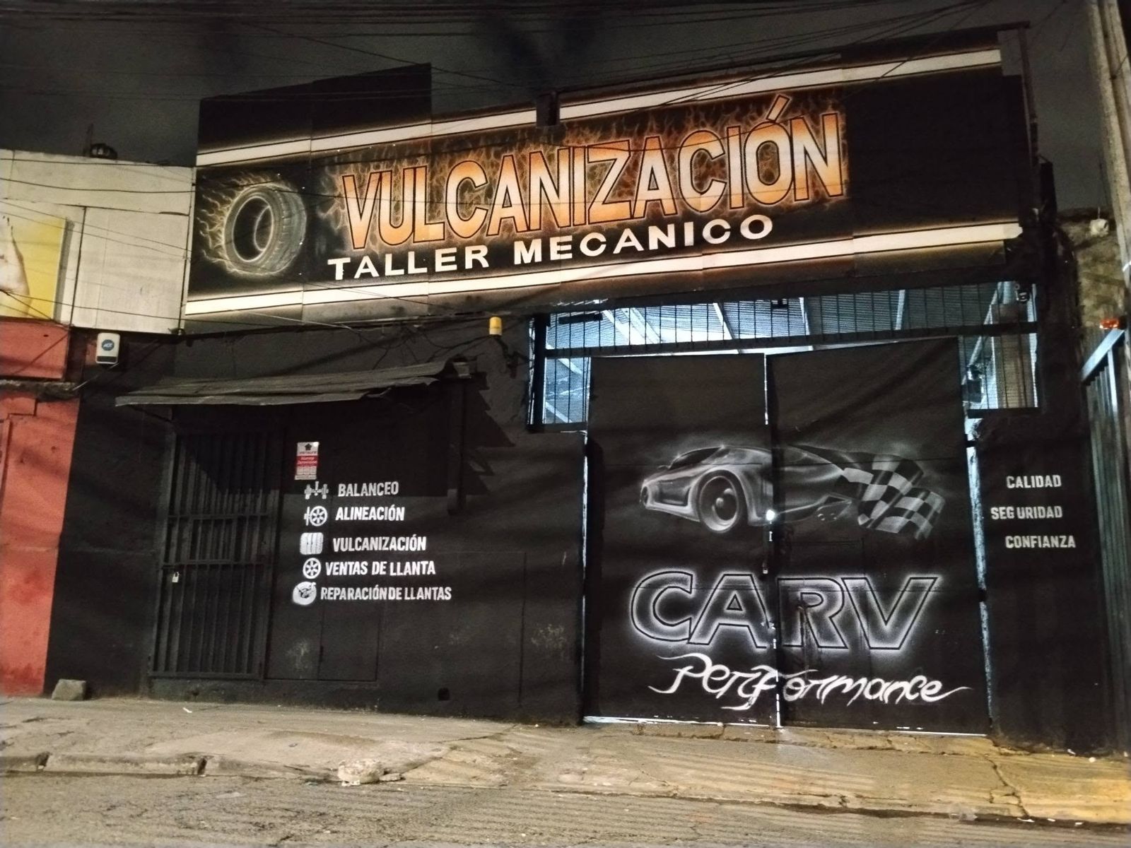 Fachada del taller Carv-performance en Recoleta